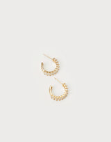 Golden Hoop Earrings