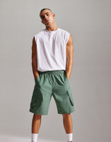 Long cargo sports shorts