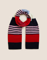 Striped Knit Scarf