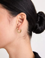 Golden Hoop Earrings