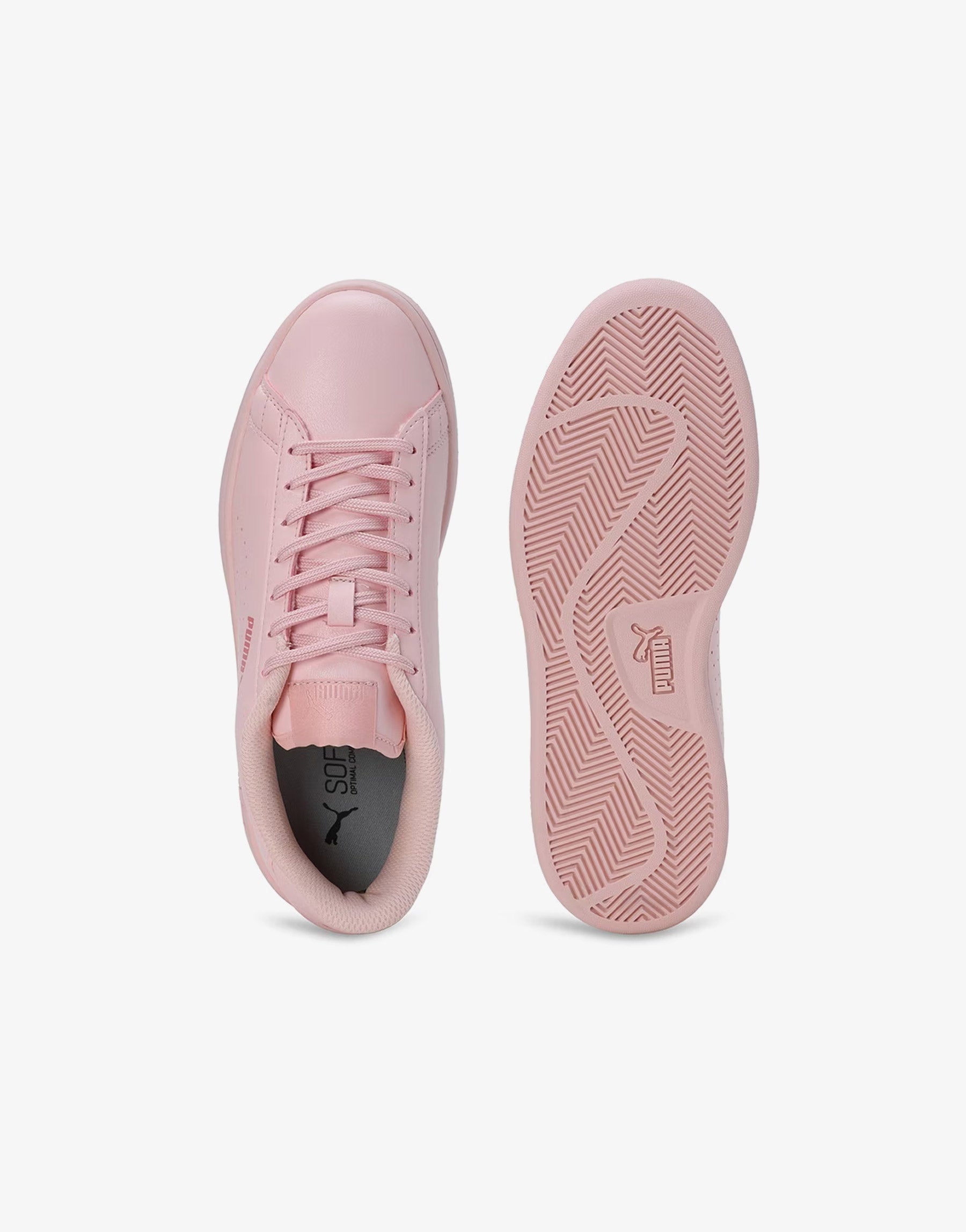 Smasher Lace-Up Sneakers Pink