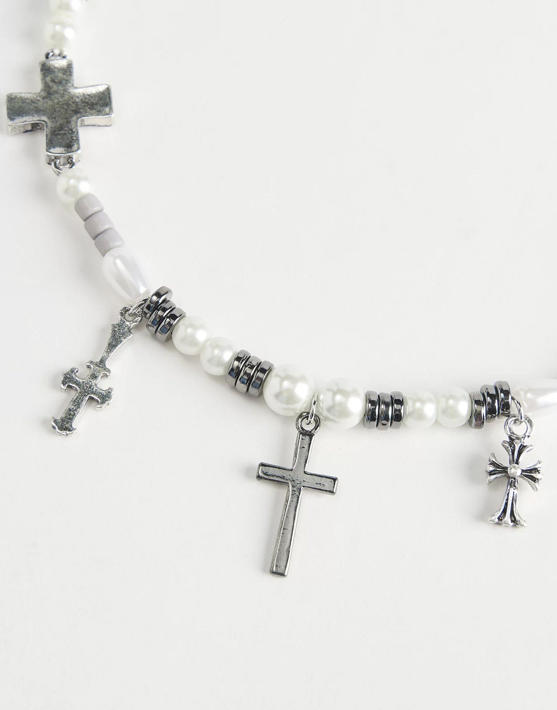 Pearl Cross Necklace