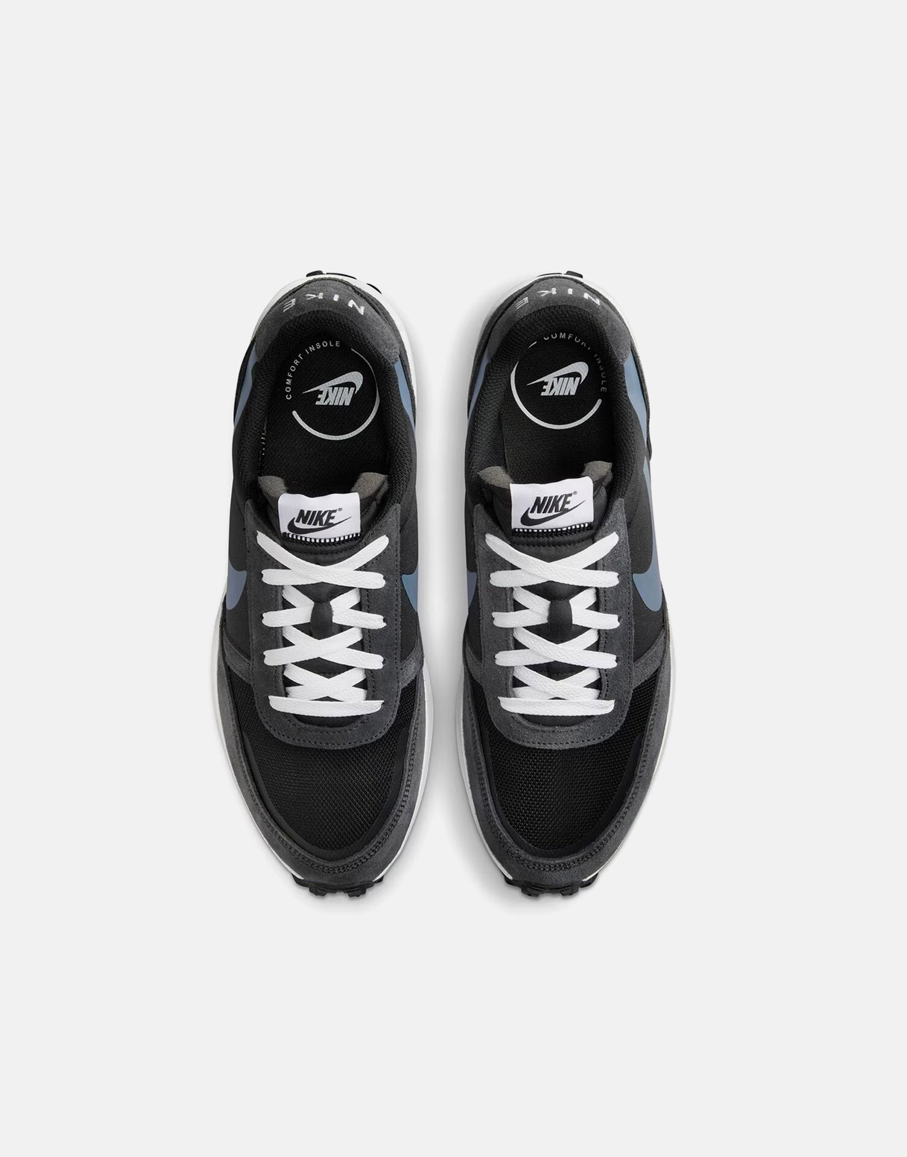Nav Lace-Up Sneakers - Black