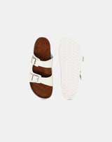 Women Dual-Strap Flat Sandals