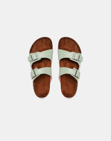 Women Dual-Strap Flat Sandals