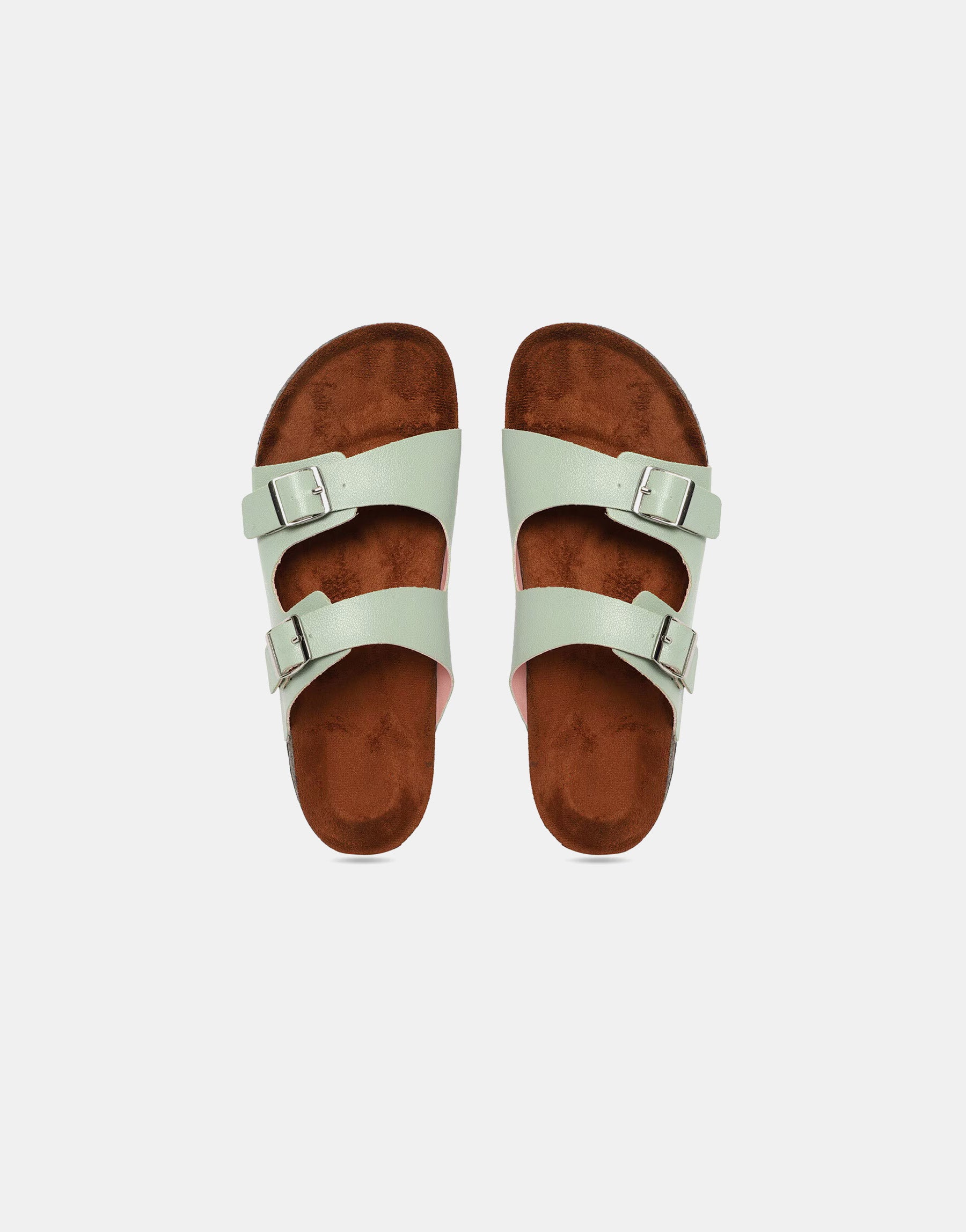 Women Dual-Strap Flat Sandals