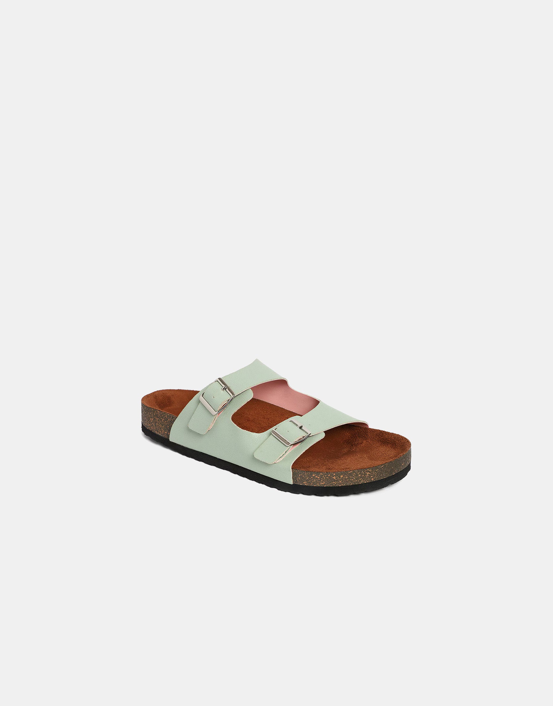 Women Dual-Strap Flat Sandals