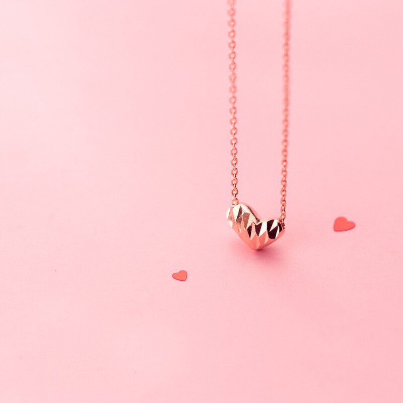 Dazzling Irregular Heart Pendant