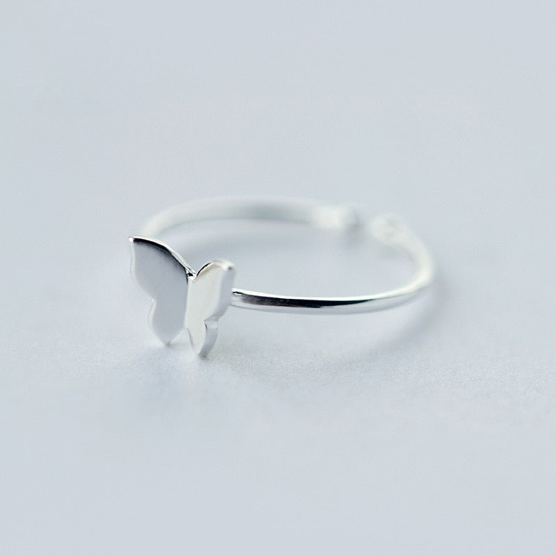 Retro Minimalist Silver Color Ring