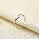 Retro Minimalist Silver Color Ring