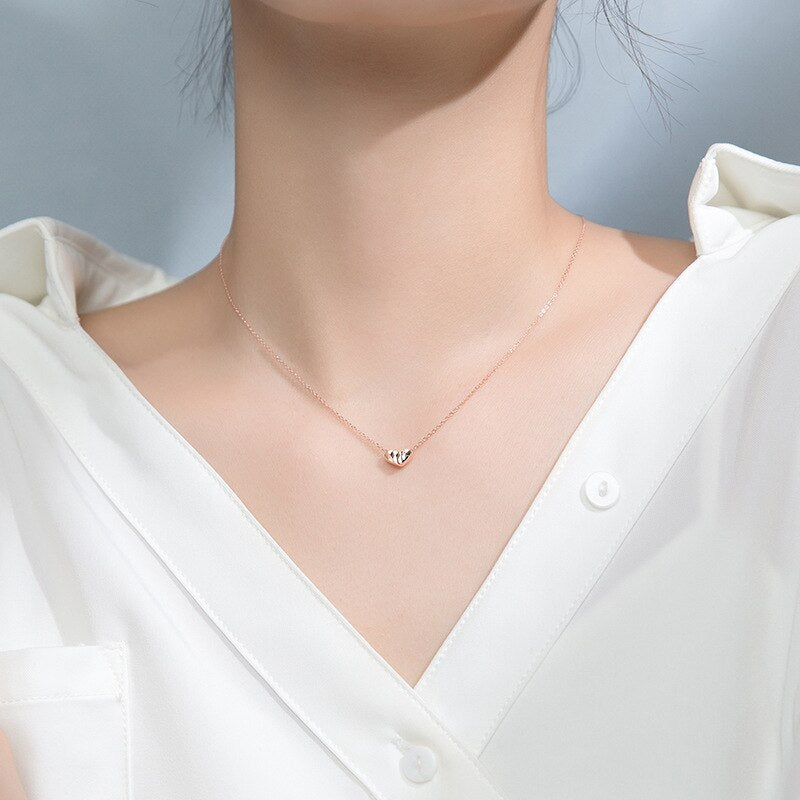 Dazzling Irregular Heart Pendant