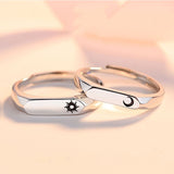 Silver Color Couple Rings