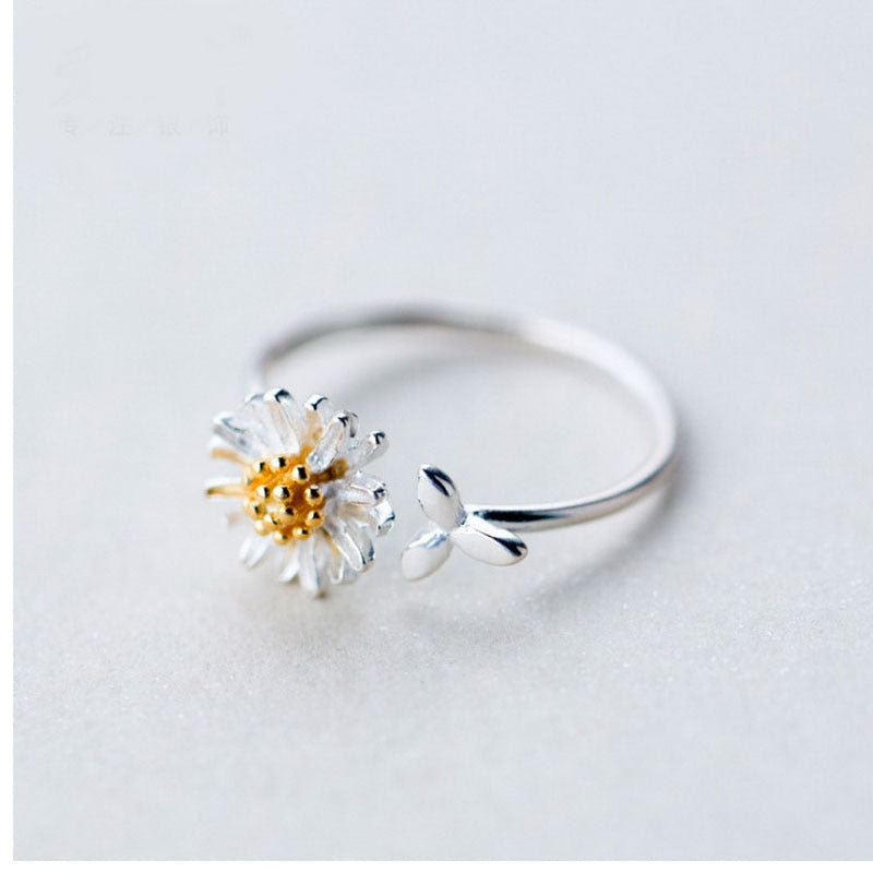 Retro Minimalist Silver Color Ring