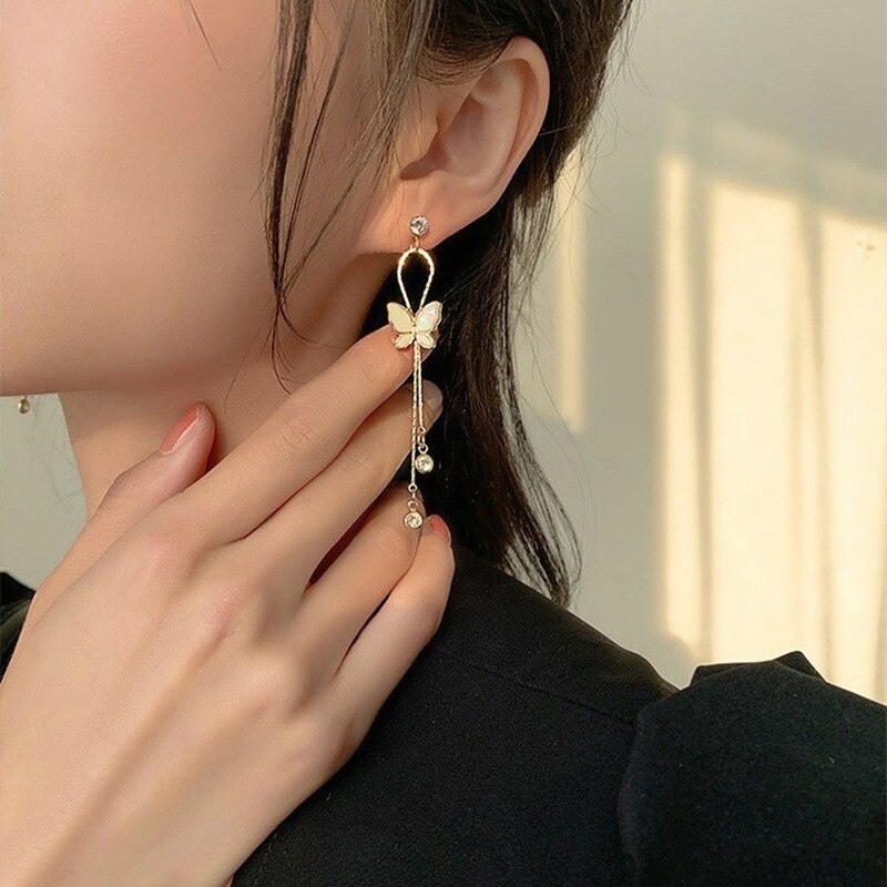 Butterfly Drop Earrings