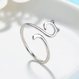 Retro Minimalist Silver Color Ring