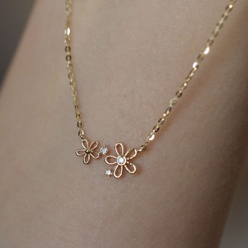Flowers Clavicle Chain Choker