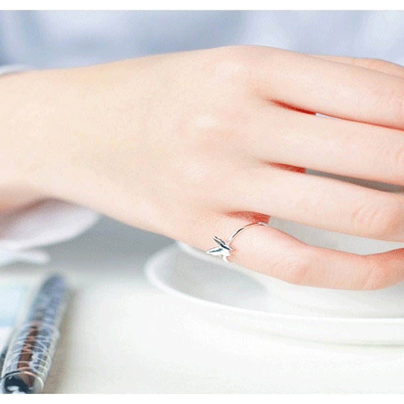 Retro Minimalist Silver Color Ring