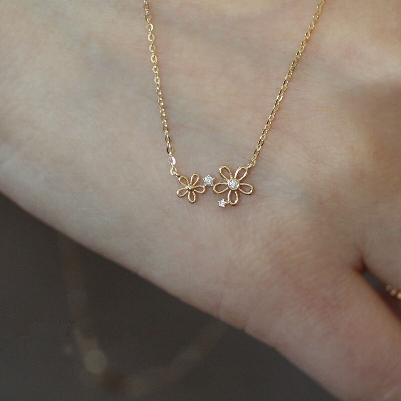 Flowers Clavicle Chain Choker