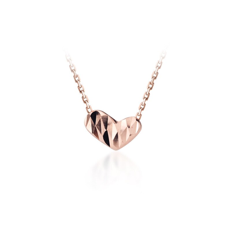 Dazzling Irregular Heart Pendant