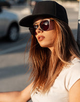 Full-Rim Square Sunglasses