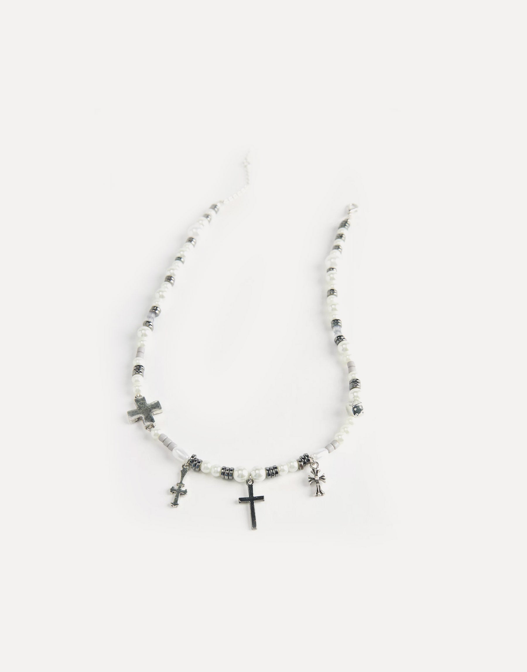 Pearl Cross Necklace