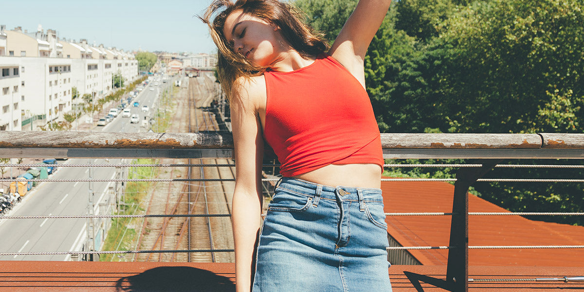 Style a crop top effectively