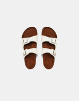 Women Dual-Strap Flat Sandals