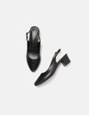 Heeled Sandals with Buckle Closure