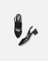 Heeled Sandals with Buckle Closure
