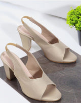 Heeled Golden Sandals