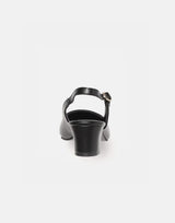 Heeled Sandals with Buckle Closure