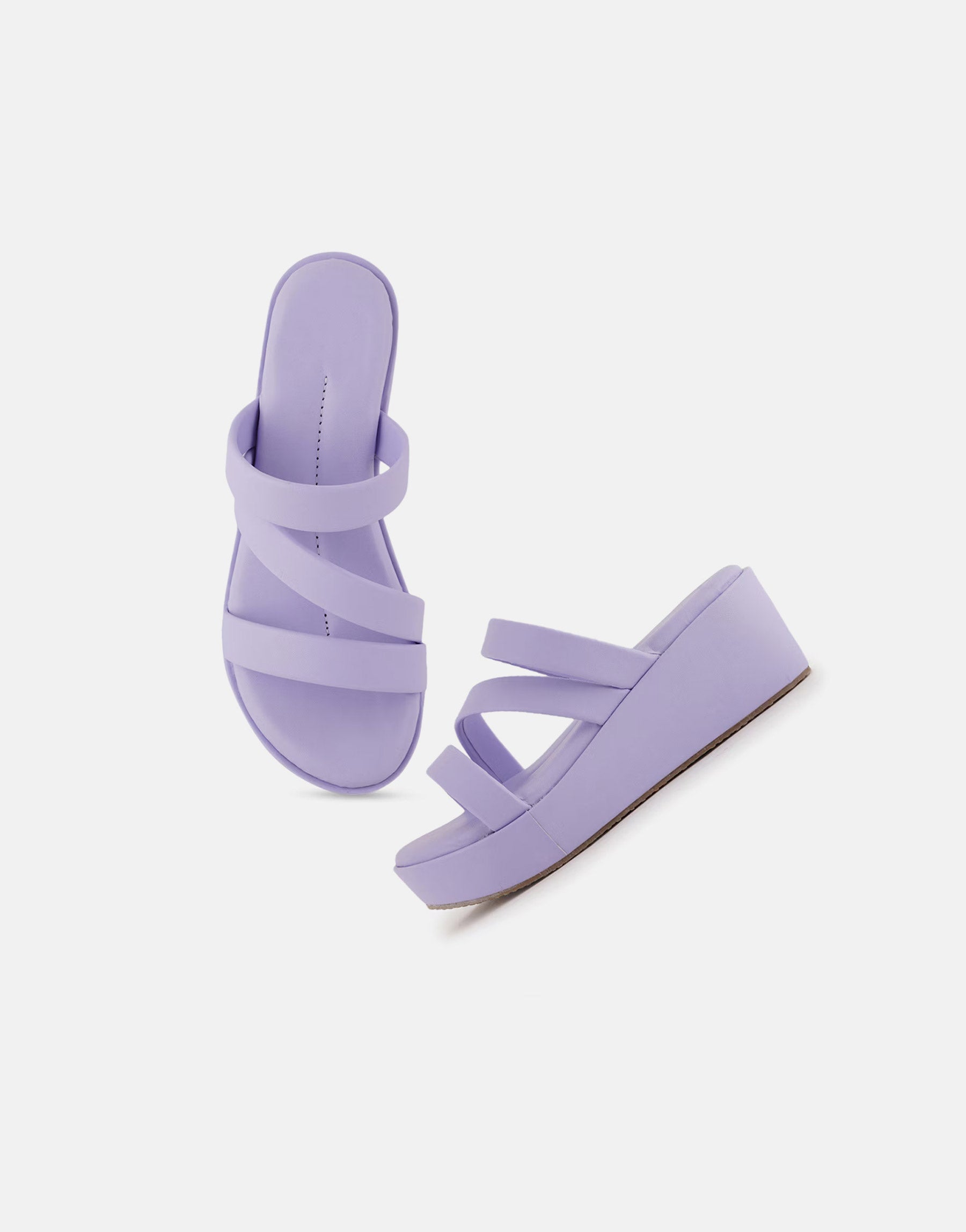Open-Toe Slip-On Wedges