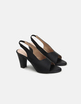 Open-Toe Chunky Heeled Sandals