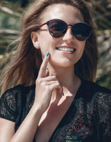 Unisex UV-Protected Oval Sunglasses