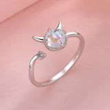 Retro Minimalist Silver Color Ring