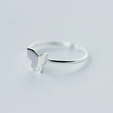 Retro Minimalist Silver Color Ring