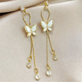 Butterfly Drop Earrings