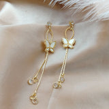 Butterfly Drop Earrings