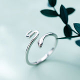 Retro Minimalist Silver Color Ring