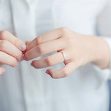 Retro Minimalist Silver Color Ring