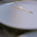 Small Square Diamond Pendant