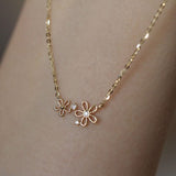 Flowers Clavicle Chain Choker
