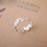 Retro Minimalist Silver Color Ring