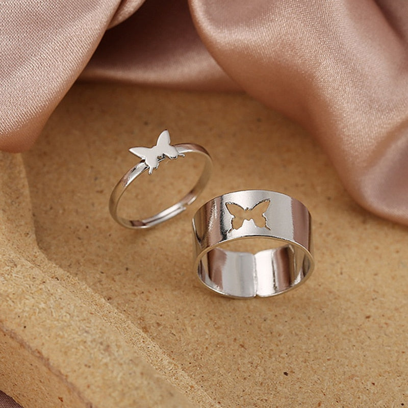 Butterfly Wedding Band