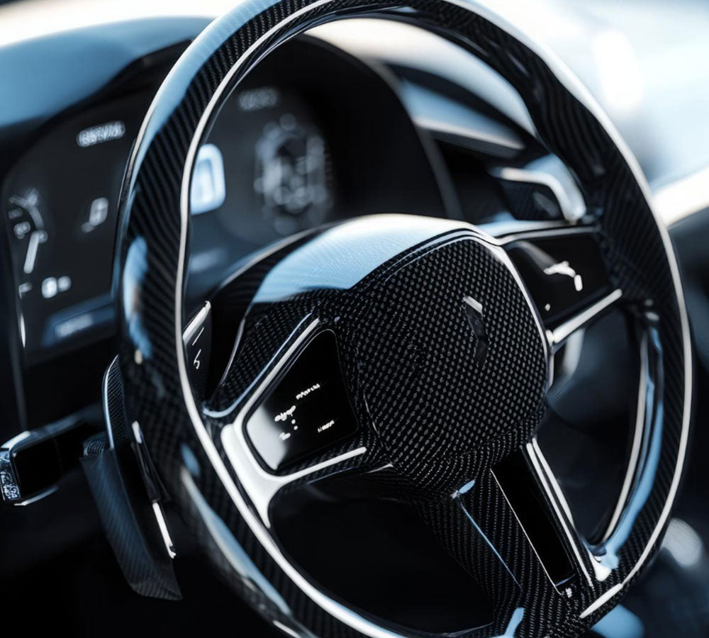 Carbon Fiber Steering Wheel Cover