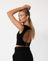 Slim fit crop top